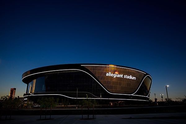 Allegiant Stadium, new home for the Raiders captures the spirit and excitement of Las Vegas in a one-of-a-kind stadium experience.