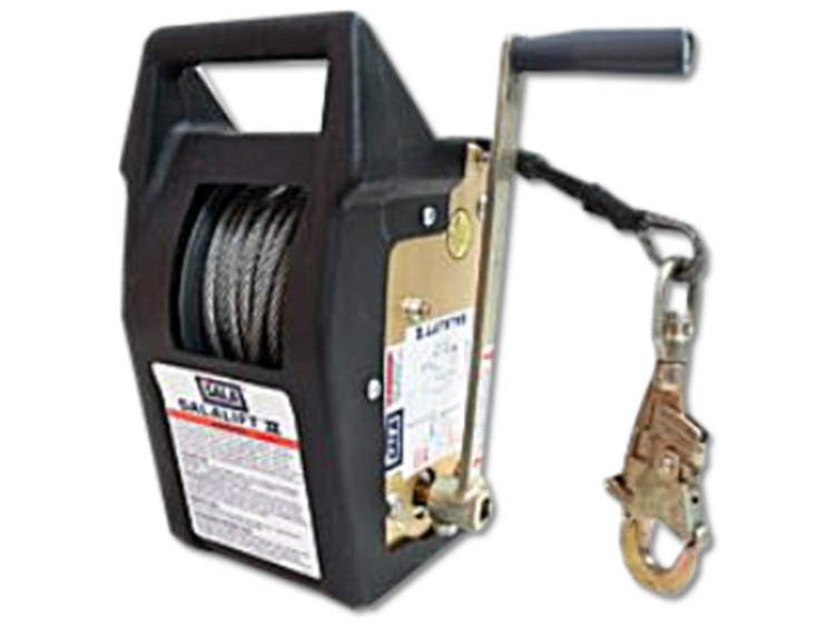 A black winch