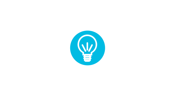 Icon of a lightbulb
